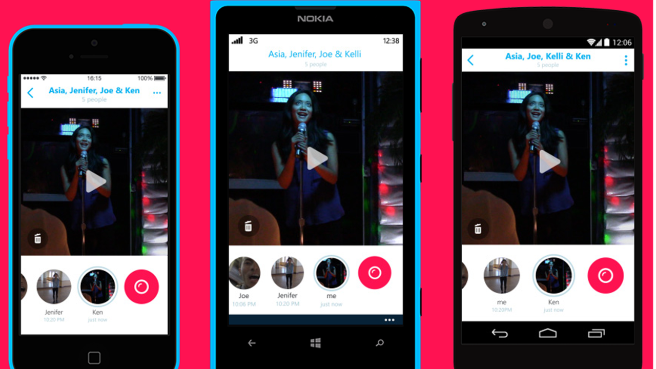 Microsoftが動画共有メッセンジャーアプリ「Skype Qik」をリリース
