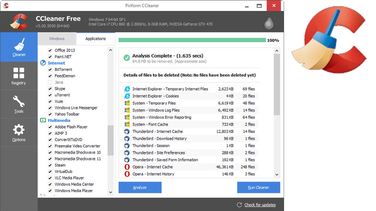 PC最適化ツールCCleanerが大型アップデート　バージョン5公開