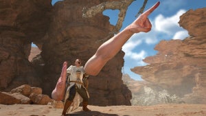 This Monster Hunter Wilds mod turns all the spears into… giant fingers?