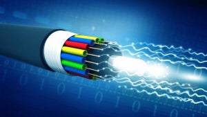 There is a new material for making optical fiber and it is much cheaper