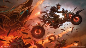 Aetherdrift nous propose un tournant complètement fou pour Magic : des courses de voitures à travers tout le multivers (et des mécaniques assorties)